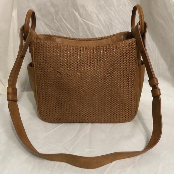 HOBO Handbags - HOBO Woven Leather Crossbody Shoulder Bag